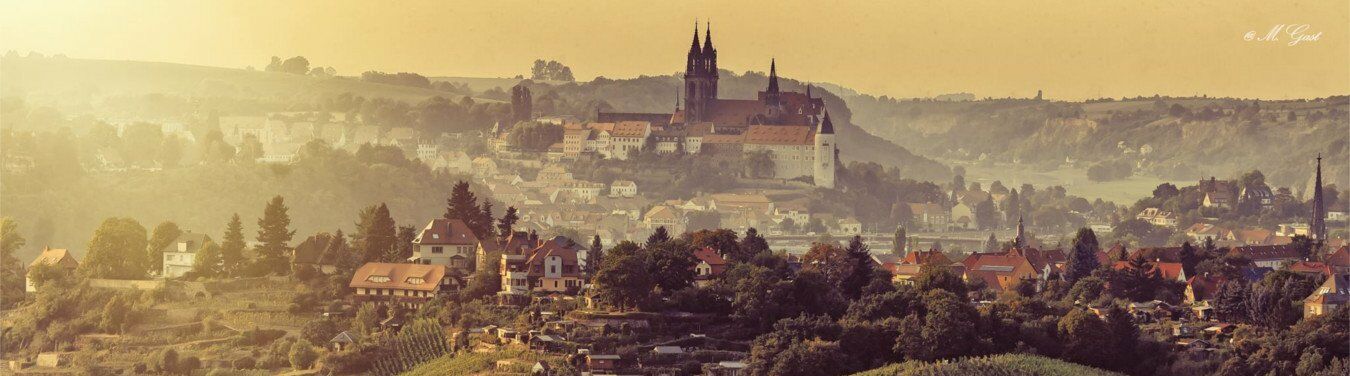 Meißen Blick zur Albrechtsburg von Juchhöh (MATE Theme für Contao)